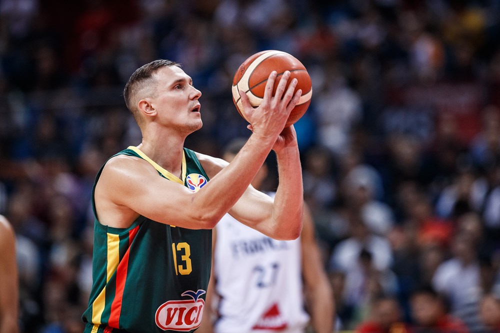 Jankunas u dresu reprezentacije Litvanije (Foto: fiba.basketball)
